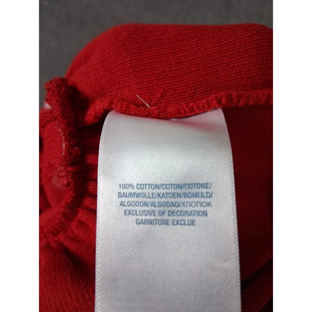 Ralph Lauren Baby Dress 9 Month Red Knit‎ Wrap Polo Bear Skating Preppy Holiday